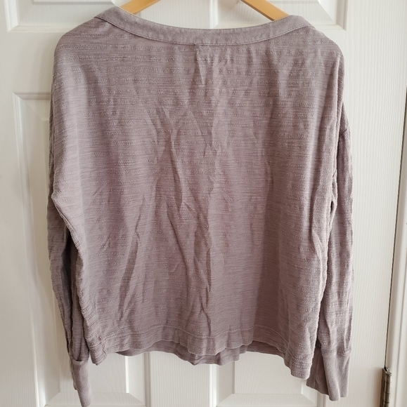 Anthropologie Crop Dolman Sleeve Top Grey Size Small - Picture 7 of 8